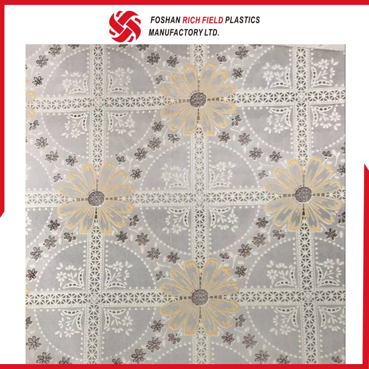 Lace printed tablecloth in rolls