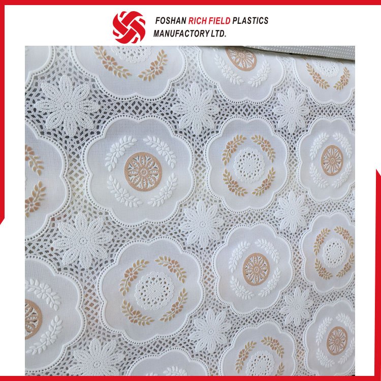 Lace printed tablecloth in rolls