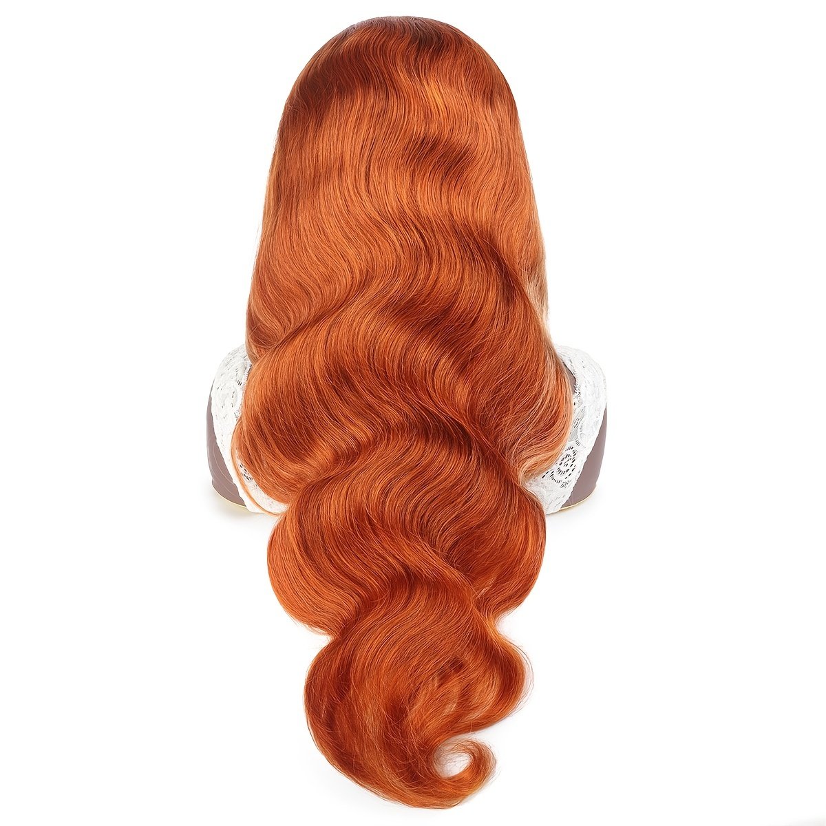 Best price Ginger Red Blonde Orange Color Natural Brazilian Human Hair Lace Front Wigs T Part Pre Plucked Virgin Ginger Wigs