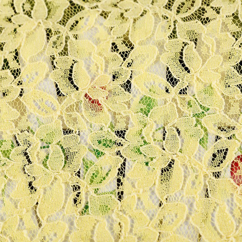 2024 New design cotton lace fabric for bridal wedding dress soft floral Stretch lace embroidery fabric