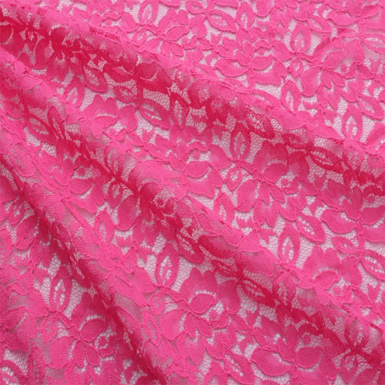 2024 New design cotton lace fabric for bridal wedding dress soft floral Stretch lace embroidery fabric