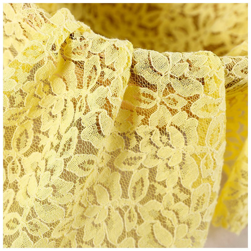 2024 New design cotton lace fabric for bridal wedding dress soft floral Stretch lace embroidery fabric