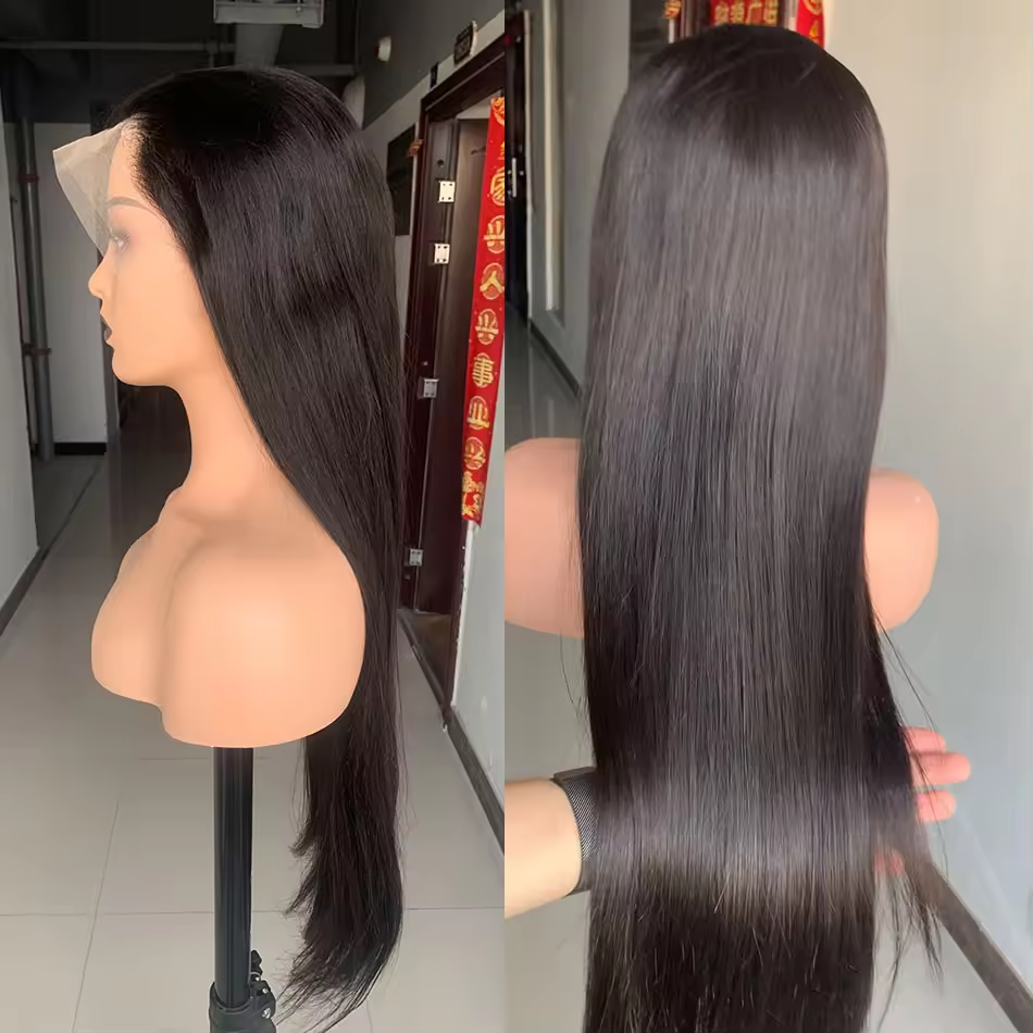 13x4 13x6 360 HD Lace Frontal Wig Brazilian Straight Human Hair Wigs 180% 250% Glueless Lace Wigs For Black Women
