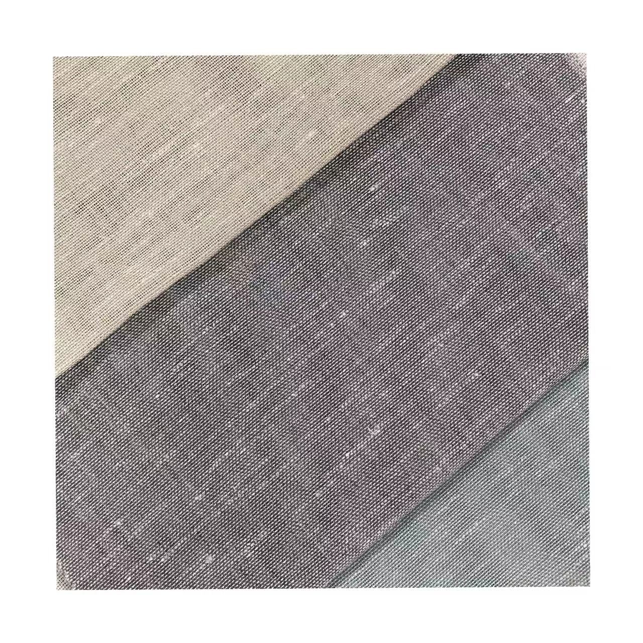 Unique Natural Textured Linen Sheer Curtain Fabric