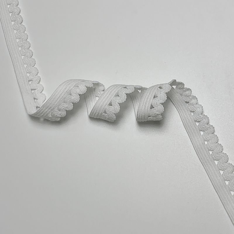 GUANGDONG XINDE Sew Accessories Underwear Picot Bud Edge Elastic Webbing Band Nylon Picot Lace Webbing Belt For Bra Garment