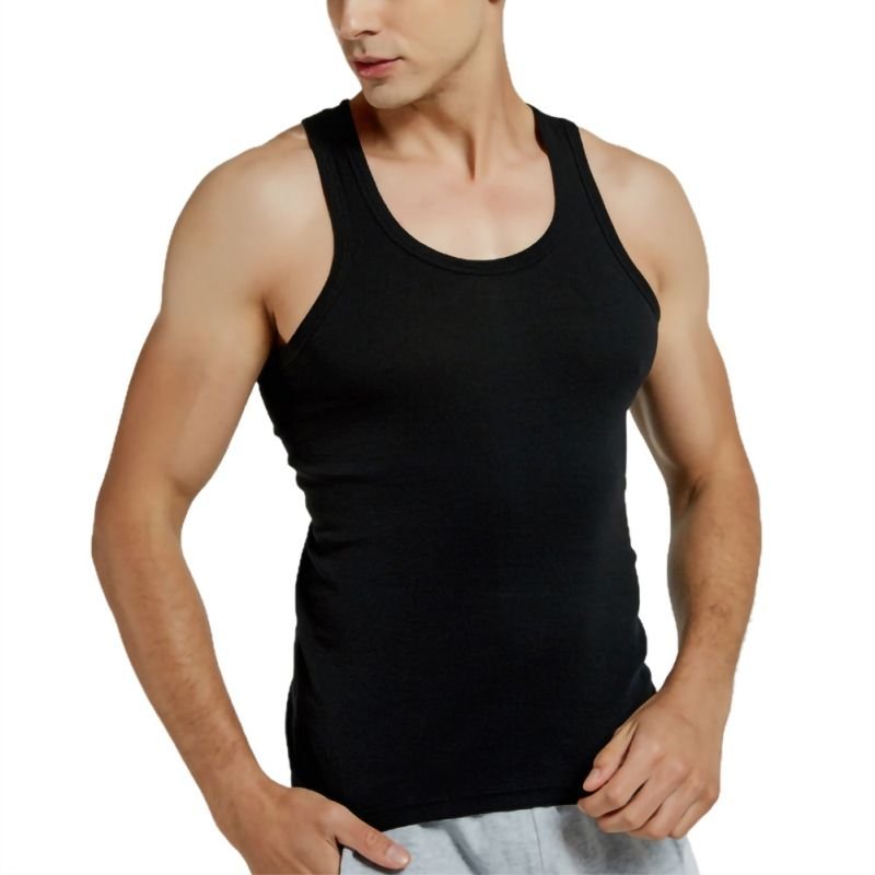High Quality Fitness Bodybuilding Custom Designs Gym Tank Tops Wholesale Men Singlet Casual 100% Polyester Street wear Vest