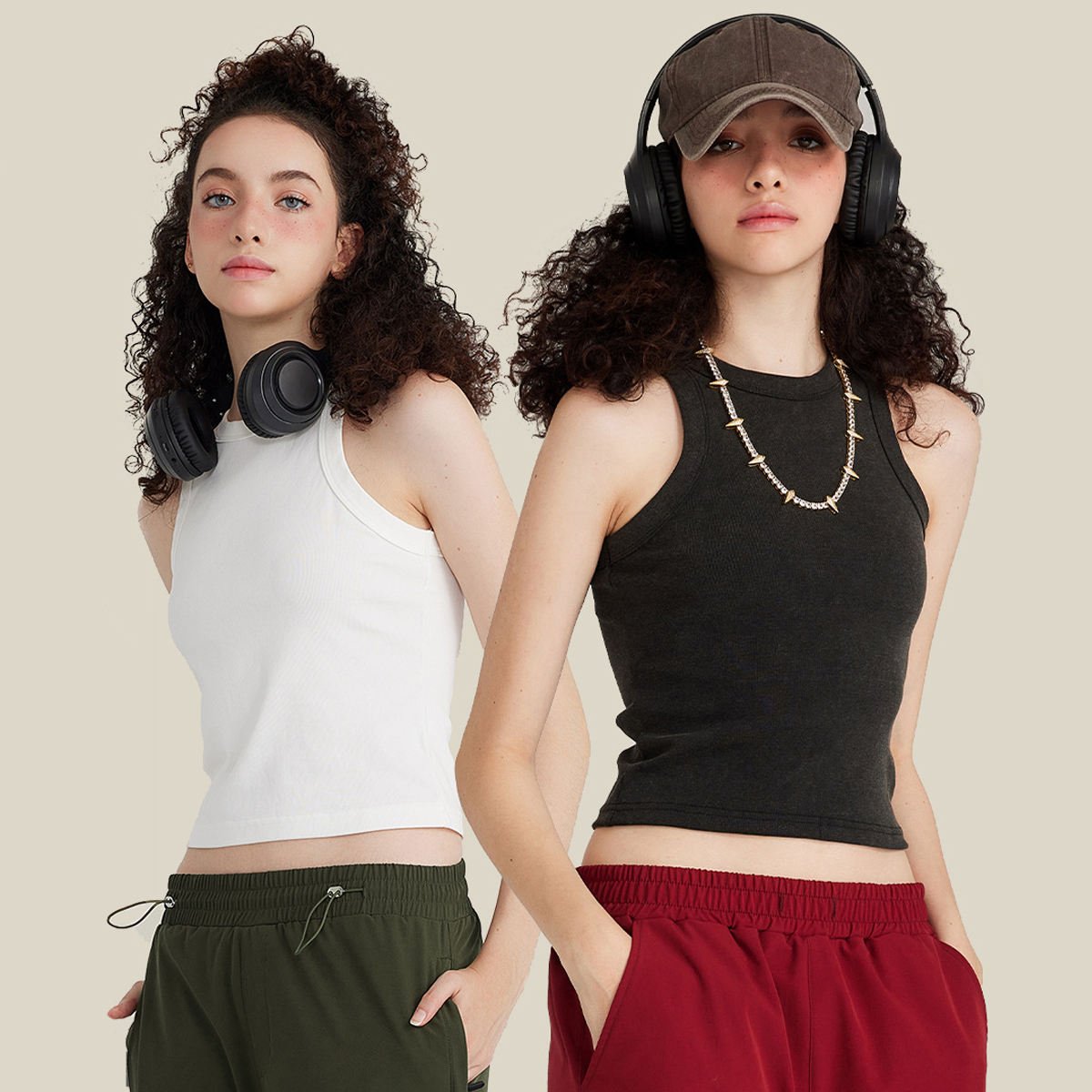 Wholesale Custom Logo Girl Sport Athletic Workout Gym Crop Top Tank Sexy Sleeveless Racerback Cropped Knit Ribbed Tank Top Women