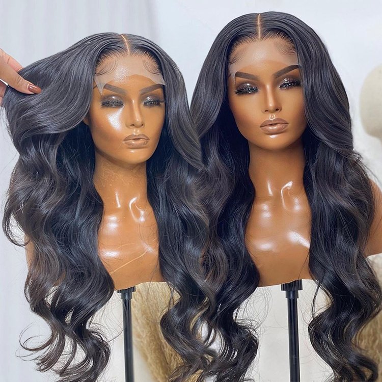 Wholesale glueless Lace Front Wig raw Brazilian Hair HD Lace Frontal Wig,Virgin remy Human Hair Full Lace Wig for black women