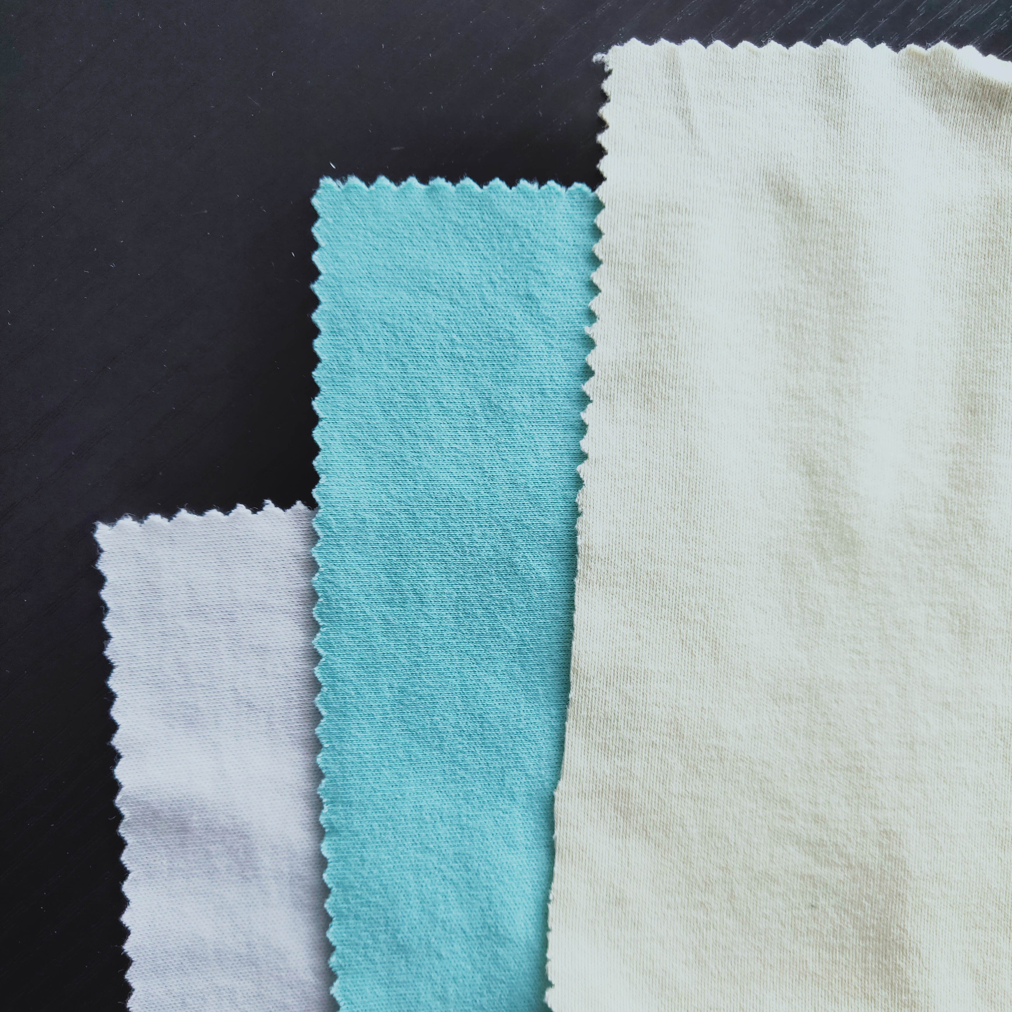 Certificated organic cotton fabric 40s 200gsm 160cm interlock for bayby wear