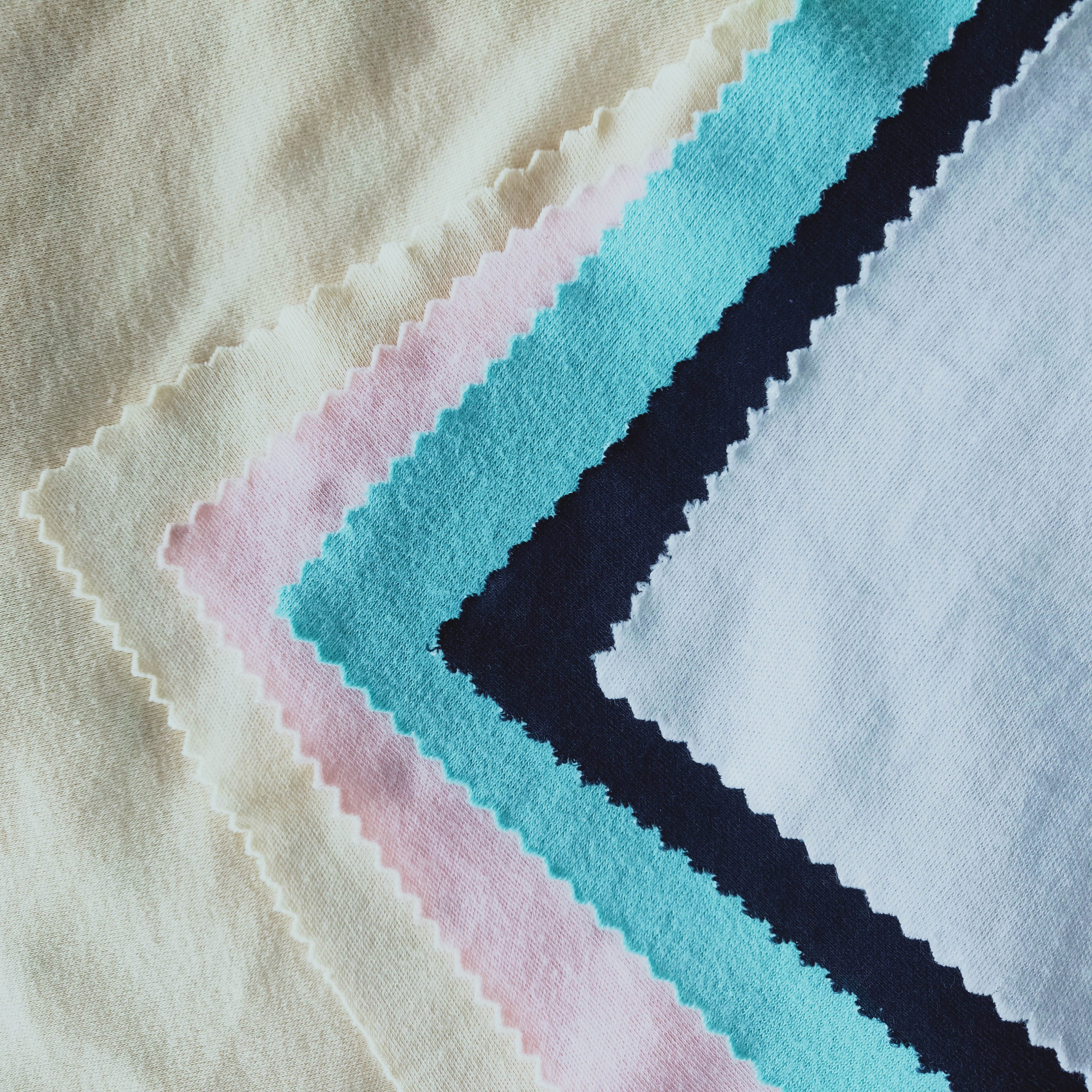 Certificated organic cotton fabric 40s 200gsm 160cm interlock for bayby wear