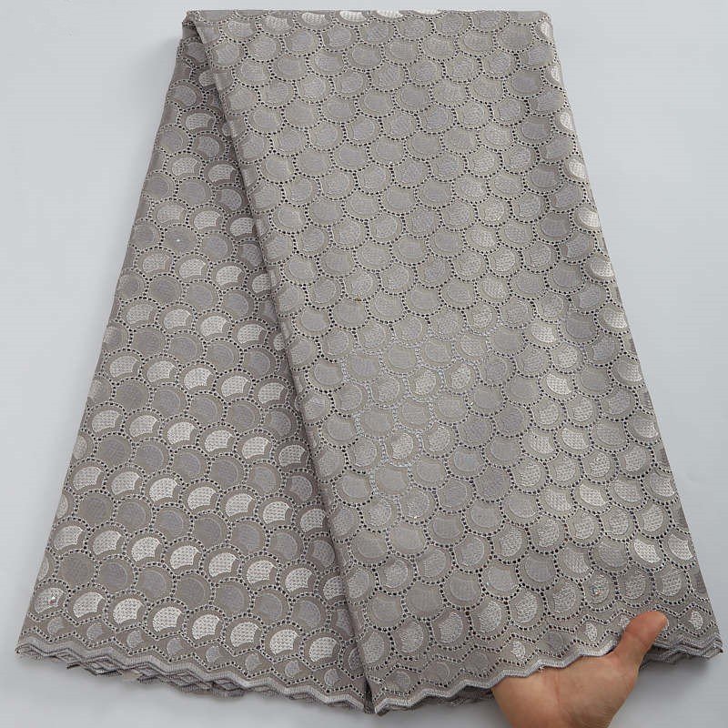 Modern Elegant Lace Fabric for Evening Dress Wedding Dress High Quality 100%cotton Embroidery Fabrics 100% Polyester Sustainable