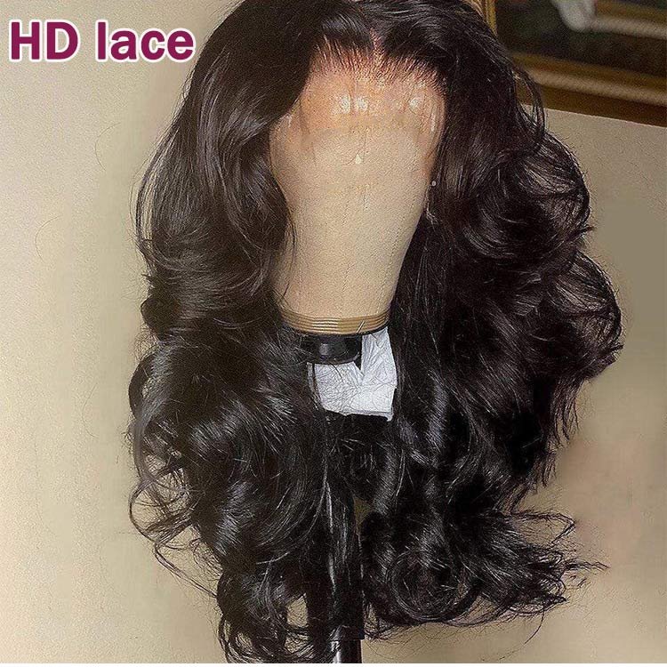 FH Factory Price HD Human Hair Wigs Loose Wave 13*4 Lace Front Wig Human Hair Wig For Black Women
