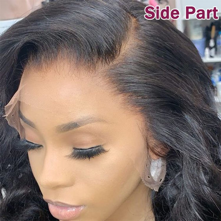FH Factory Price HD Human Hair Wigs Loose Wave 13*4 Lace Front Wig Human Hair Wig For Black Women