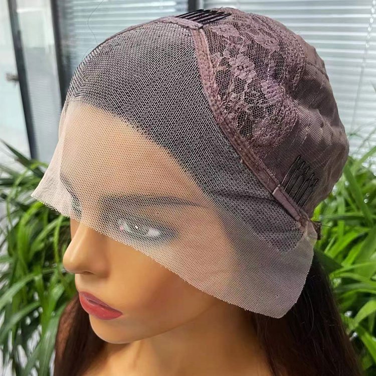 Top Quality Vietnamese Virgin Human Hair Wigs Bright Color Lace Front With Baby Hair Transparent Glueless 13x4 Lace Front