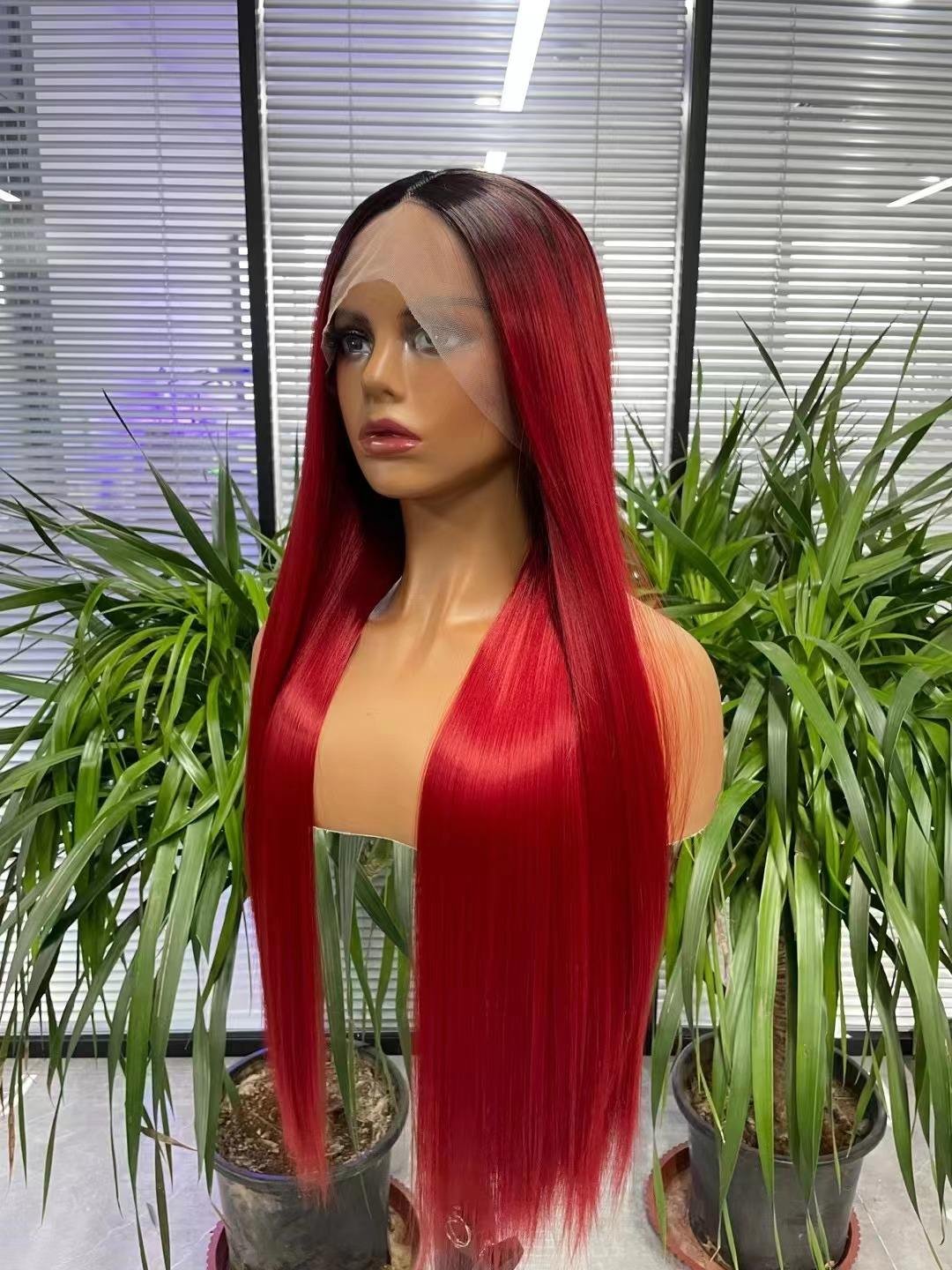 Top Quality Vietnamese Virgin Human Hair Wigs Bright Color Lace Front With Baby Hair Transparent Glueless 13x4 Lace Front