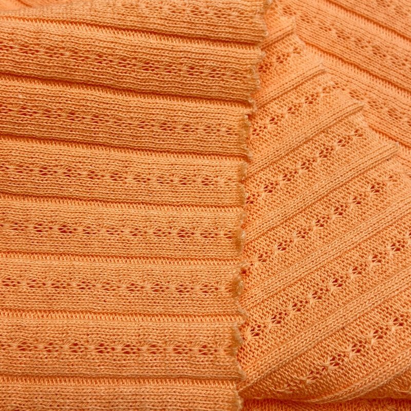 Soft quality ribbed 60% cotton 40% polyester knit solid 210GSM CVC jacquard rib fabric for cardigan