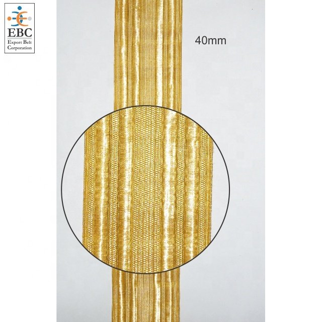 Braid Gold Bullion Wire for Service Uniform Fancy Costume Sequin Fabric Custom Sizes & Colors Economy Bulk by Export Belt Corp.