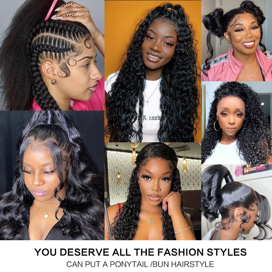 Cheap Yaki Kinky Straight Peruvian Hair Extensions Wigs Human Hair HD Lace Front Wigs Full Lace Human Hair Wigs For Black Women