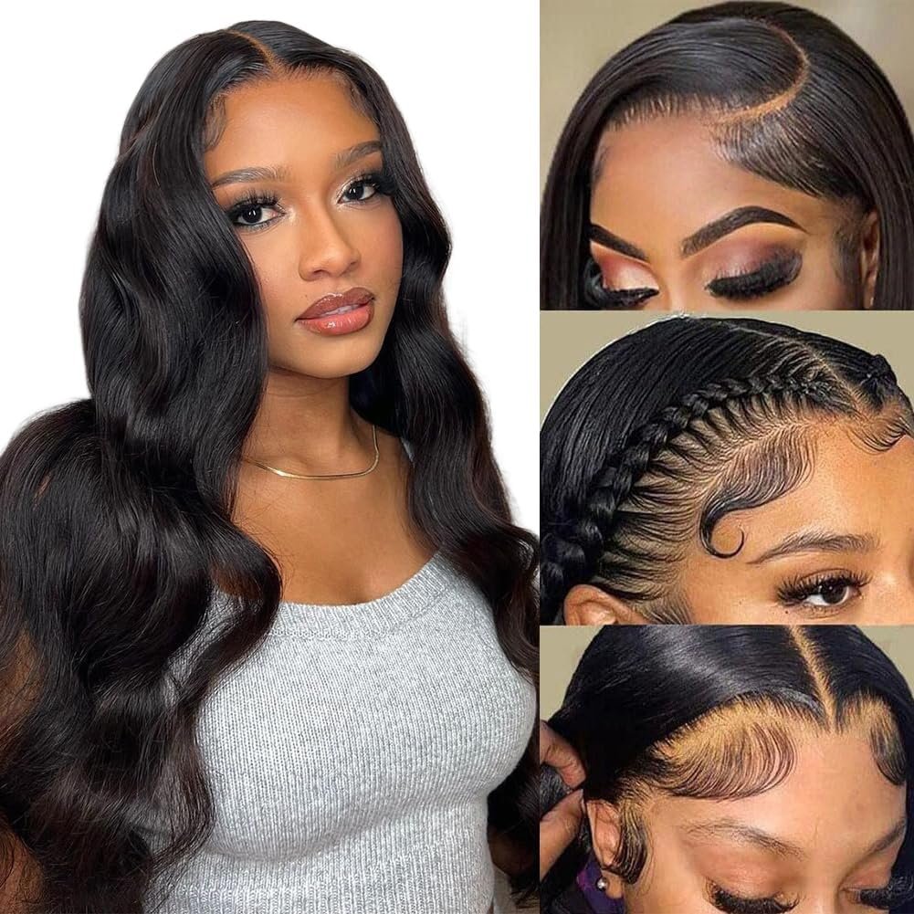Wholesale Raw Indian Full 13x4 Lace Frontal Hair Wig Natural Color Cheap Human Hair Wigs For Black Women 30 Inch Lace Front Wig