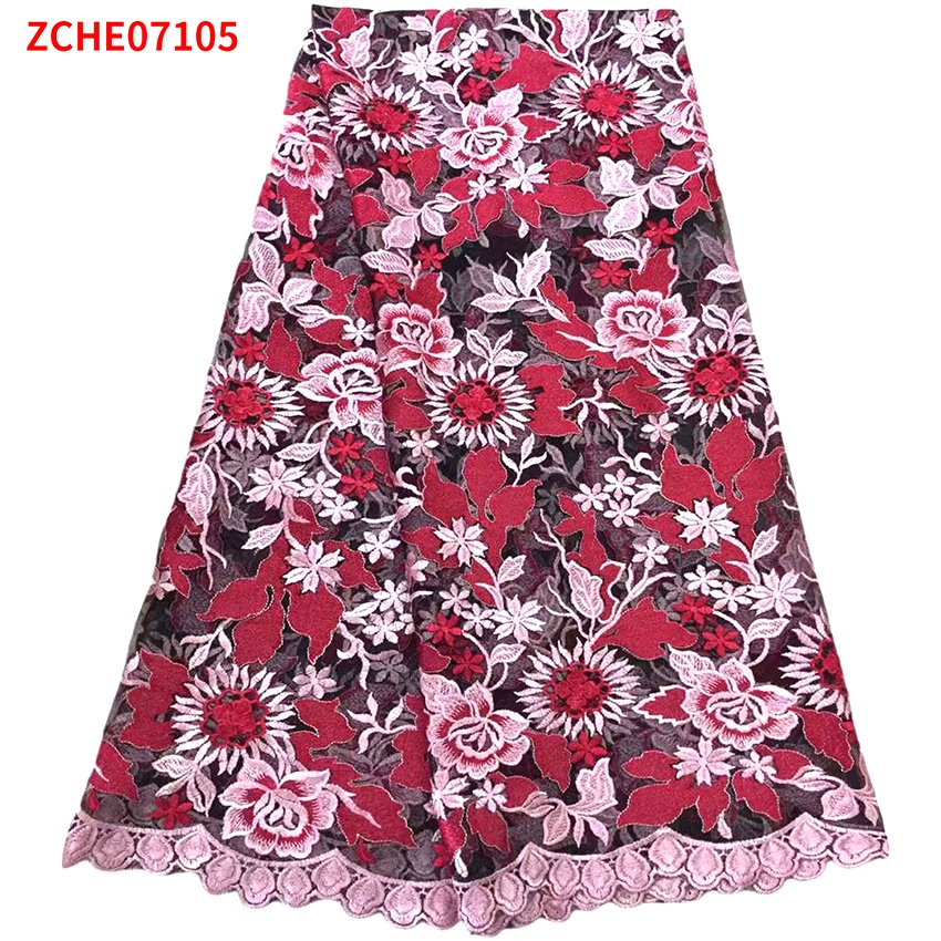 Plain Eyelet Voile Fabric Guaranteed Quality Printed Jacquard Party Wedding Banquet Sequin Lace Fabric Ladies 100% Cotton