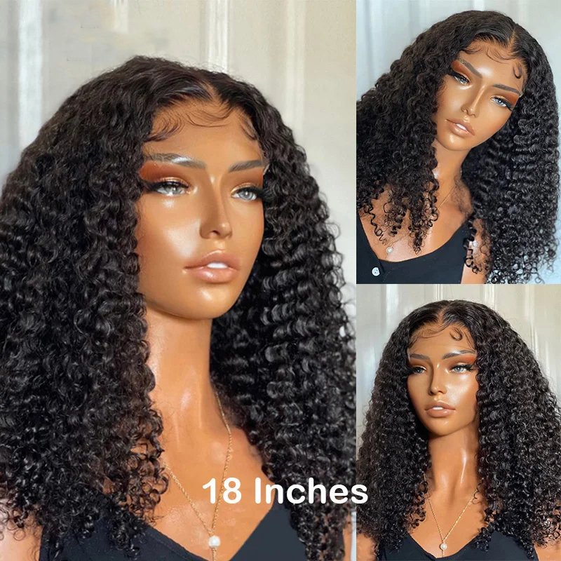 Double Drawn Human Hair Vietnamese Bob Wigs Human Hair Lace Front Brazilian 250 Density Curly Wig Sell Online