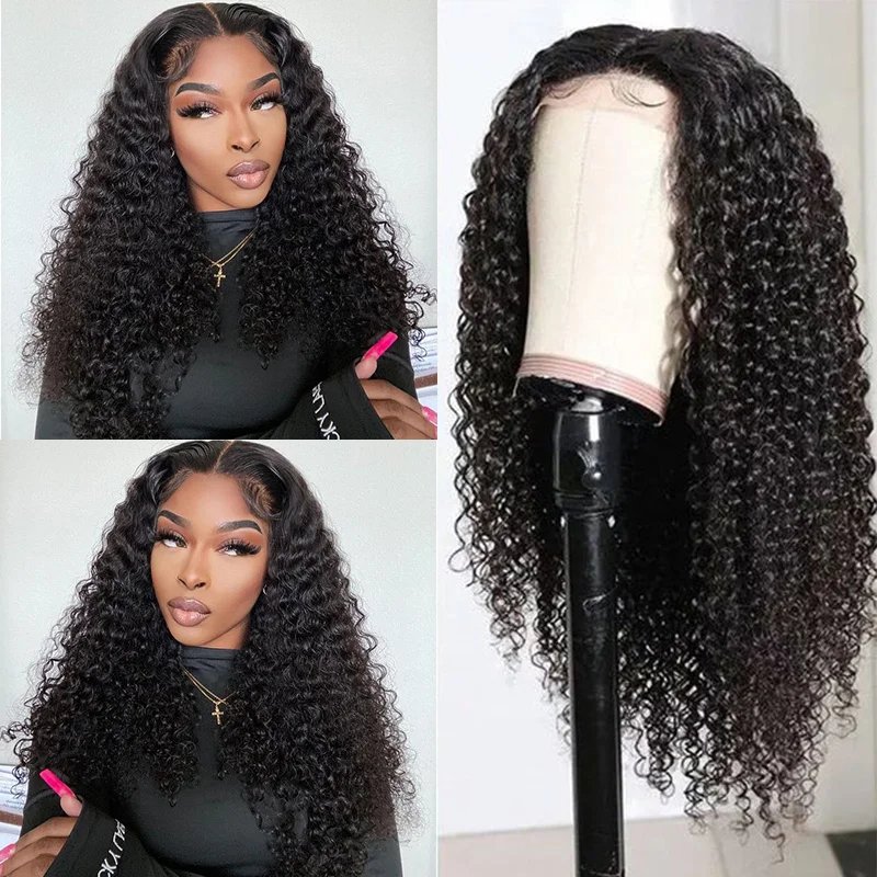 Double Drawn Human Hair Vietnamese Bob Wigs Human Hair Lace Front Brazilian 250 Density Curly Wig Sell Online