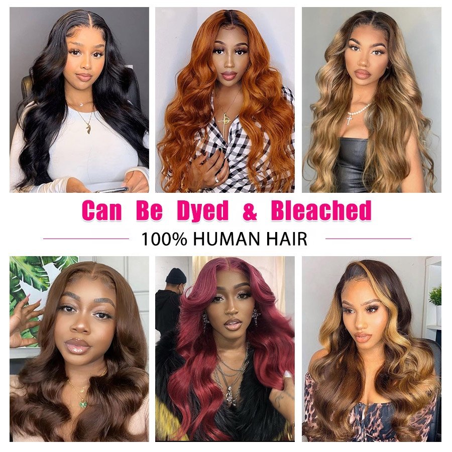4/27 Highlight Ombre Body Wave 13x4 Transparent Lace Front Human Hair Wigs with Baby Hair Honey Blonde HD Lace Frontal Wig