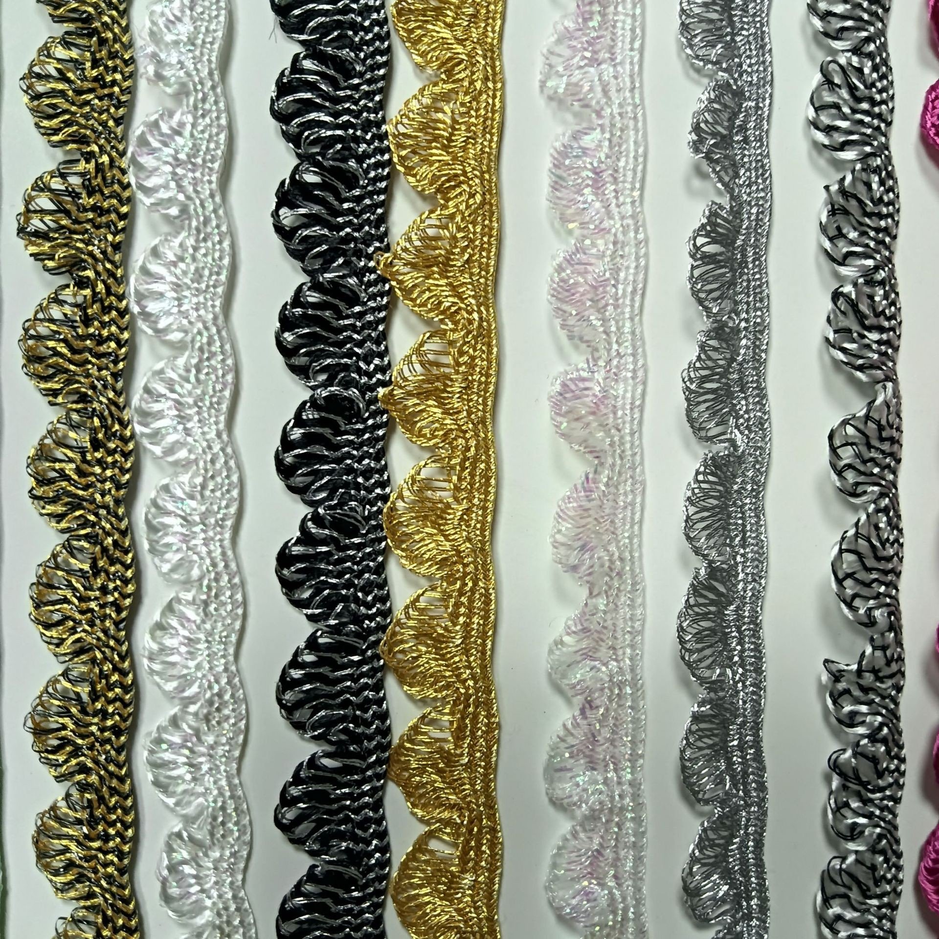 Factory Rayon 5mm Ric Rac Wholesale Ribbon For Garment Accessories Wave Zig Zag Shape Webbing Lace Trimmings