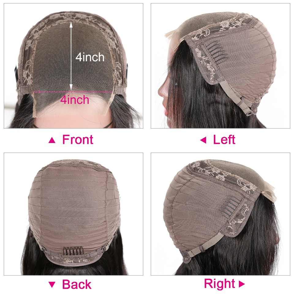 Transparent Wigs Human Hair Lace Front Brazilian, Bone Straight Virgin Human Hair Lace Front Closure Wig Vendors, Hair Human Wig