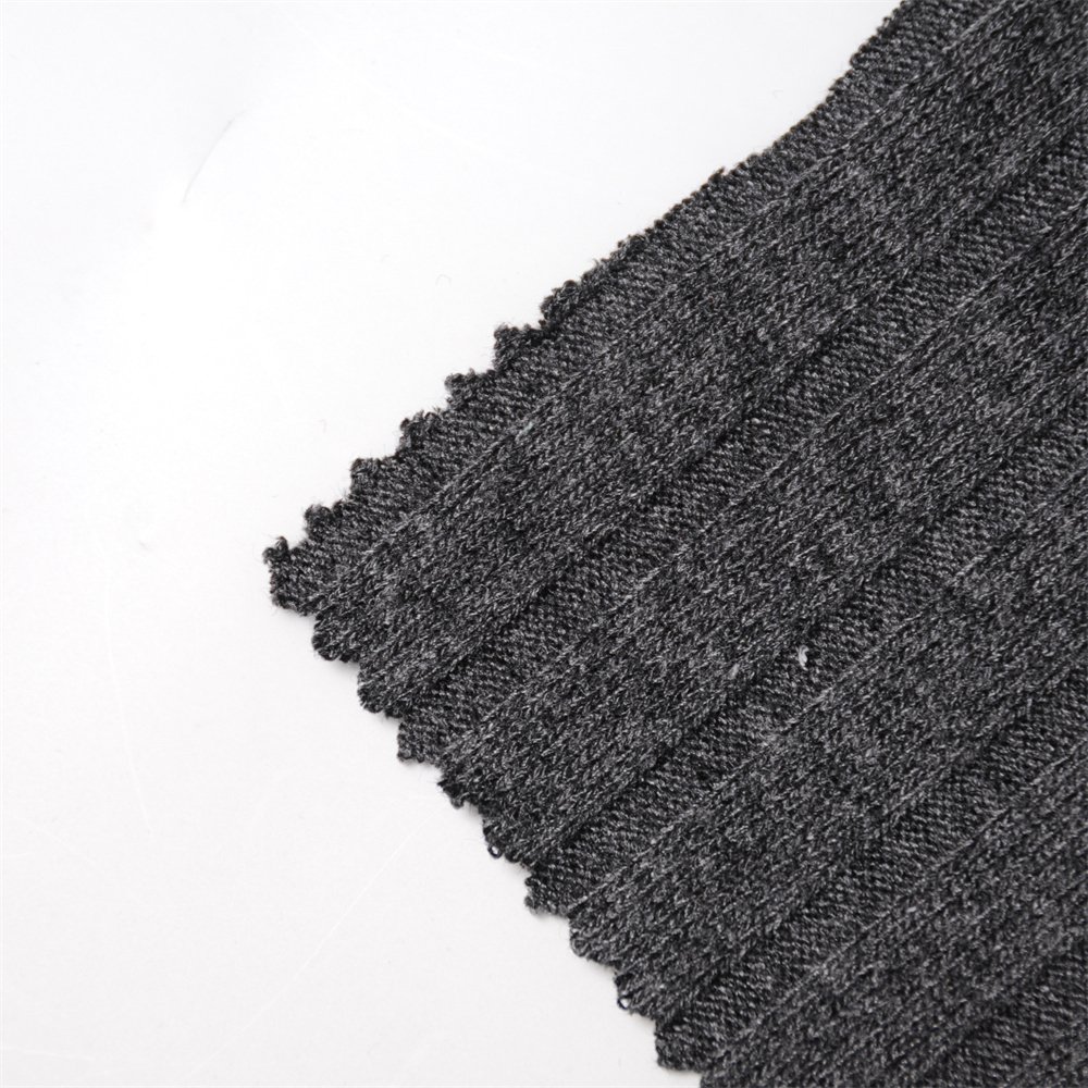 GOOD QUALITY T/R SPANDEX FLANNEL 8*4 RIB PD FOR SWEATER