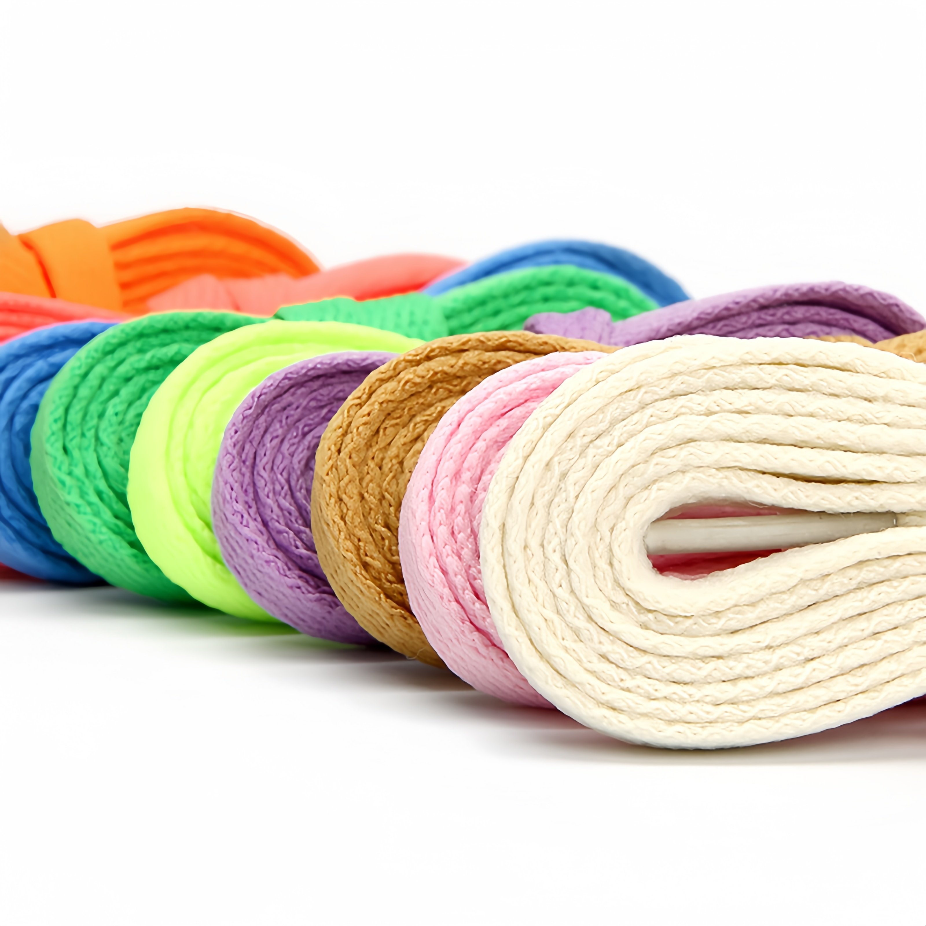 8mm custom shoe laces colorful polyester thick flat elastic shoelaces for sneaker shoe laces 57 COLOR