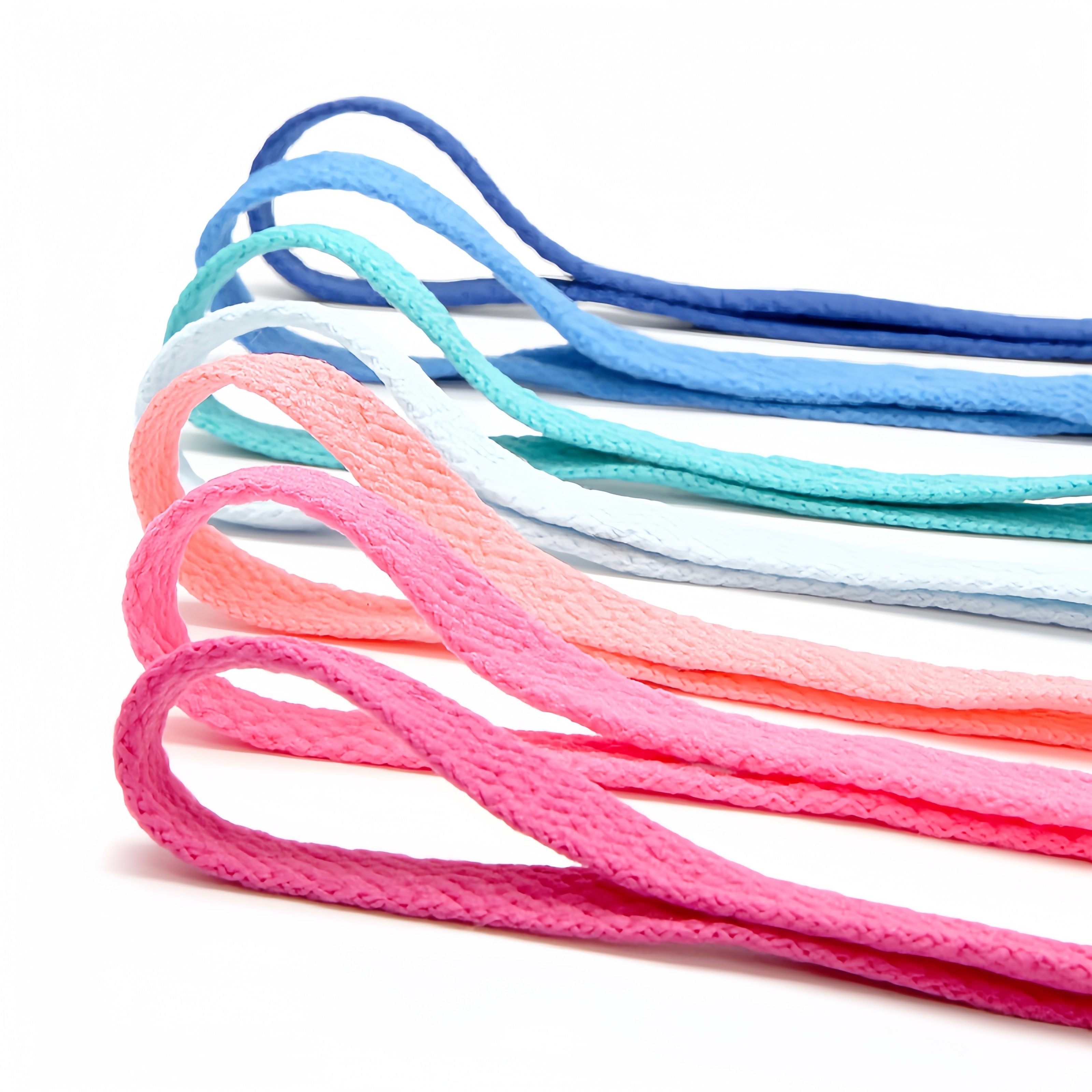 8mm custom shoe laces colorful polyester thick flat elastic shoelaces for sneaker shoe laces 57 COLOR