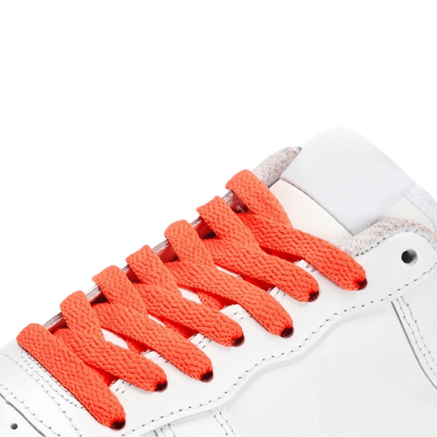 8mm custom shoe laces colorful polyester thick flat elastic shoelaces for sneaker shoe laces 57 COLOR