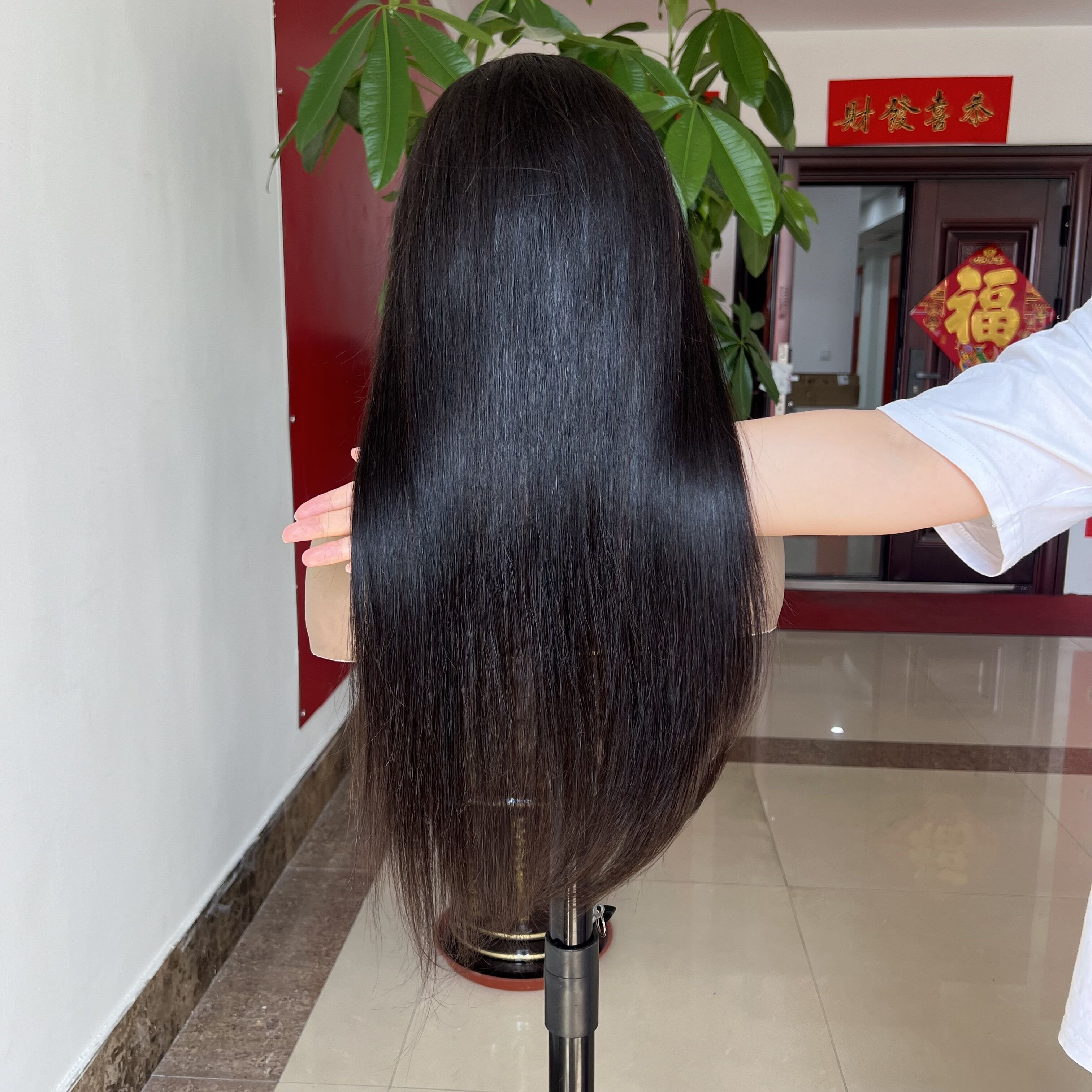 Hair Factory 100% Human Hair Virgin Human Wigs Straight Human Full Lace Wigs