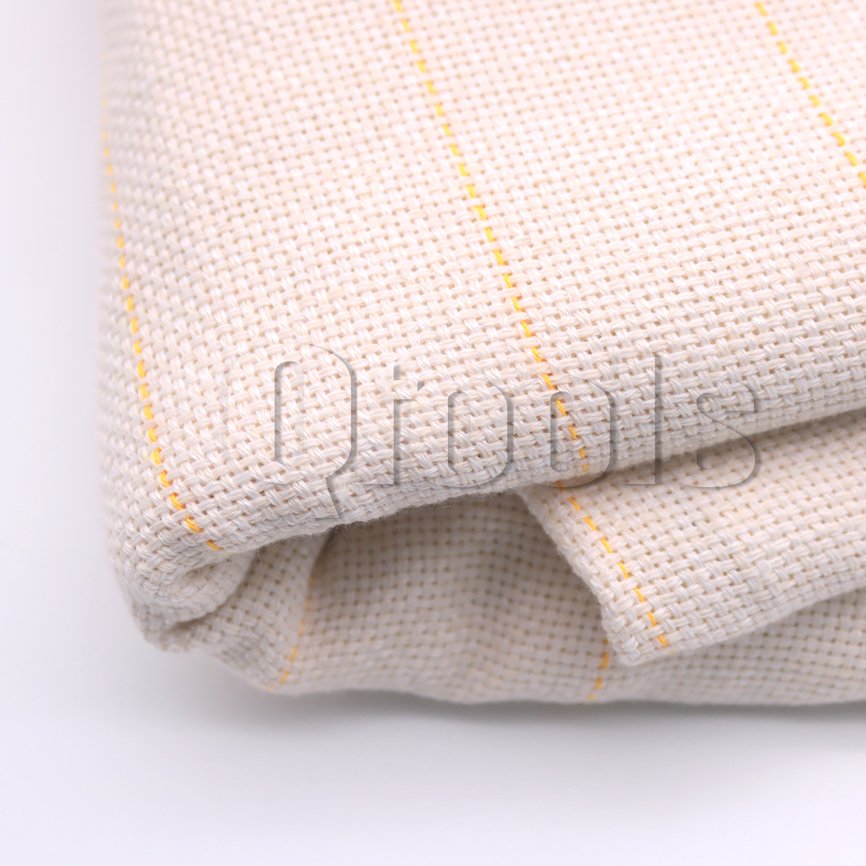 Manufacturer Primary 2m Custom Embroidery Different Sizes yellow guideline Weaving Fabric Tufting Cloth for DIY Rugs Making