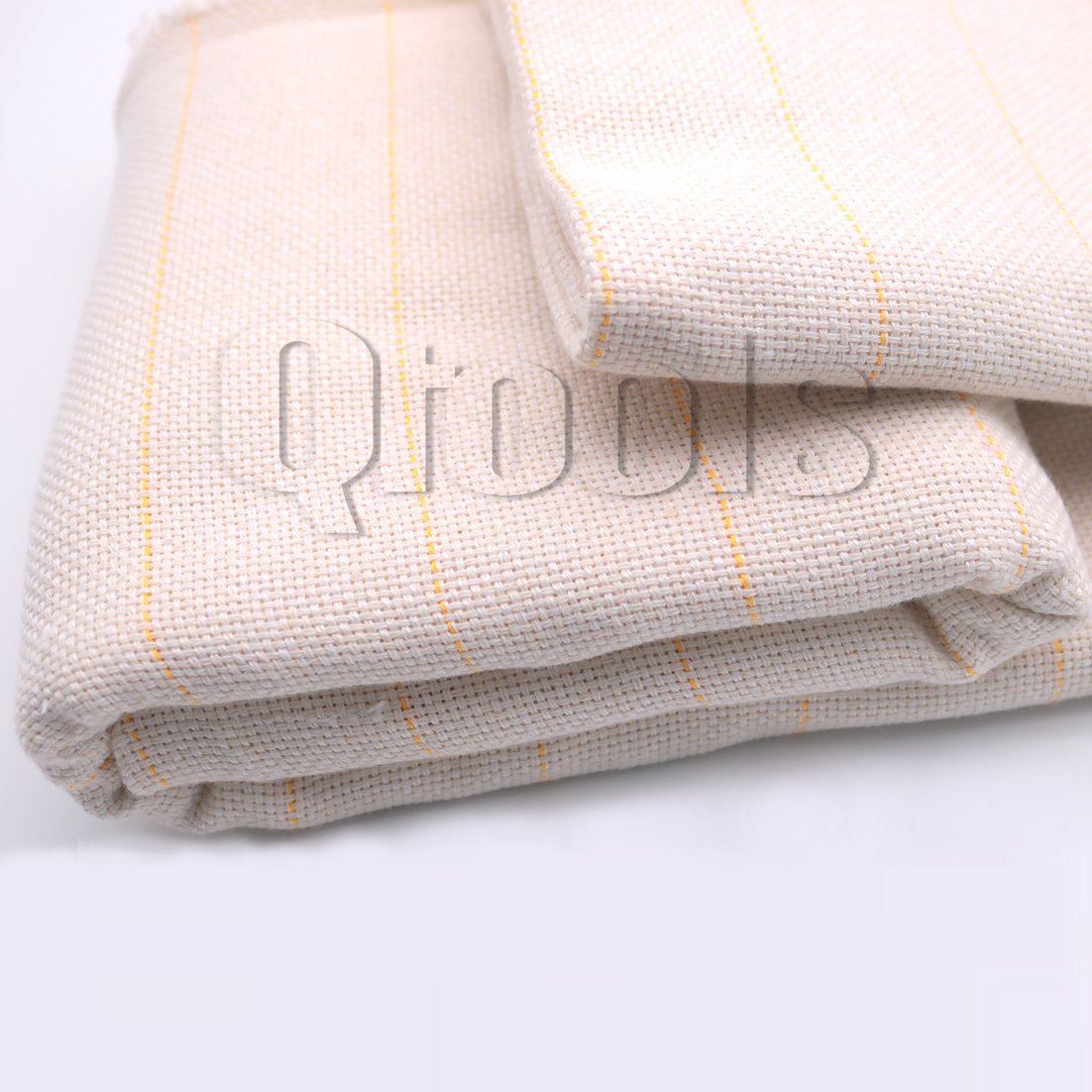 Manufacturer Primary 2m Custom Embroidery Different Sizes yellow guideline Weaving Fabric Tufting Cloth for DIY Rugs Making