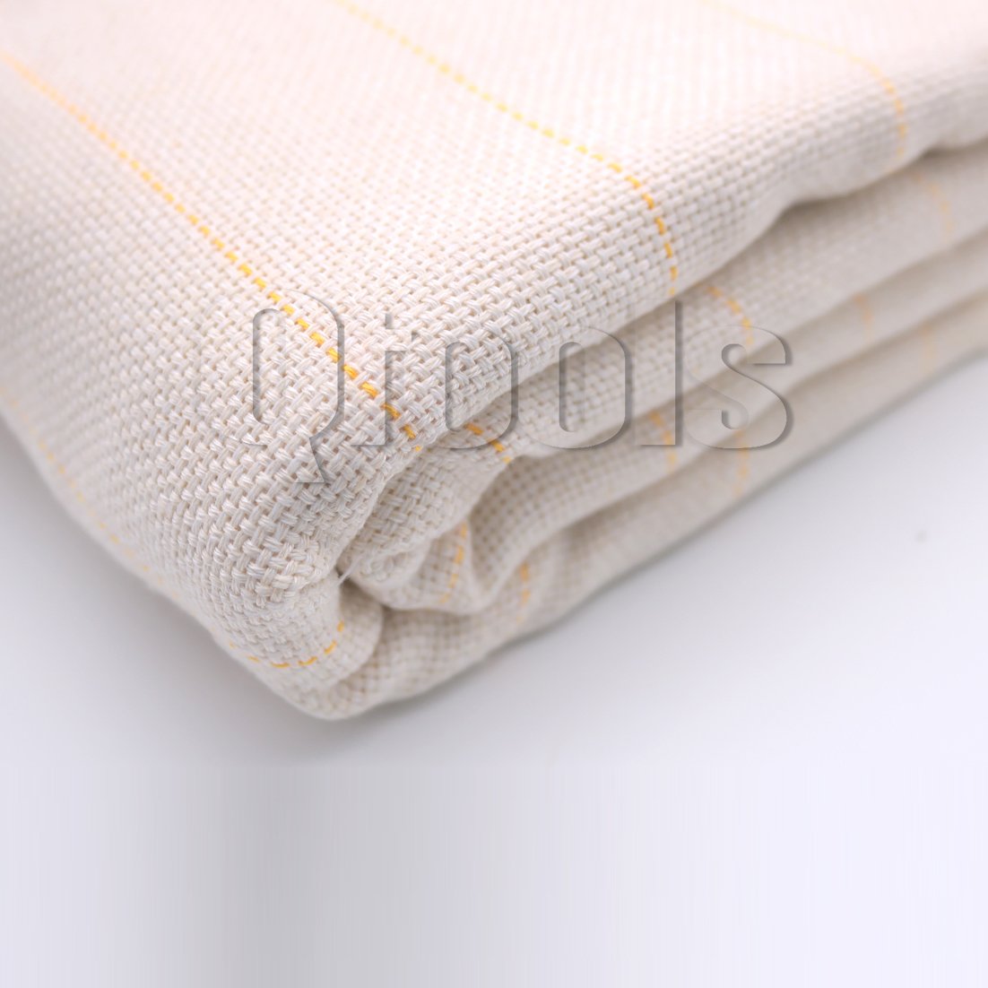 Manufacturer Primary 2m Custom Embroidery Different Sizes yellow guideline Weaving Fabric Tufting Cloth for DIY Rugs Making