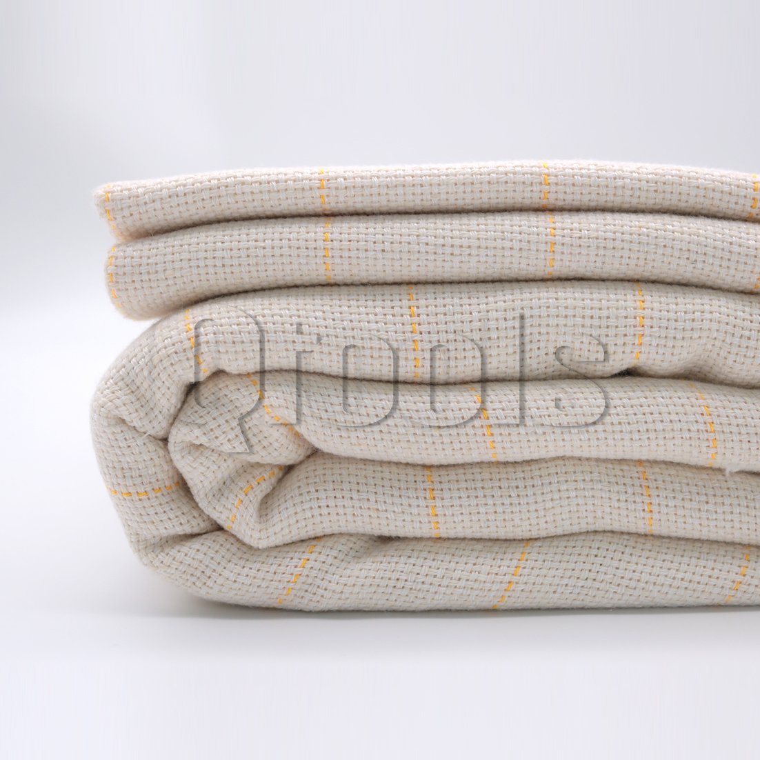 Manufacturer Primary 2m Custom Embroidery Different Sizes yellow guideline Weaving Fabric Tufting Cloth for DIY Rugs Making