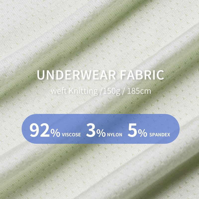 Super soft interlock wicking rayon mesh cloth knitted nylon spandex fabric supplier 4 way stretch viscose for underwear lining