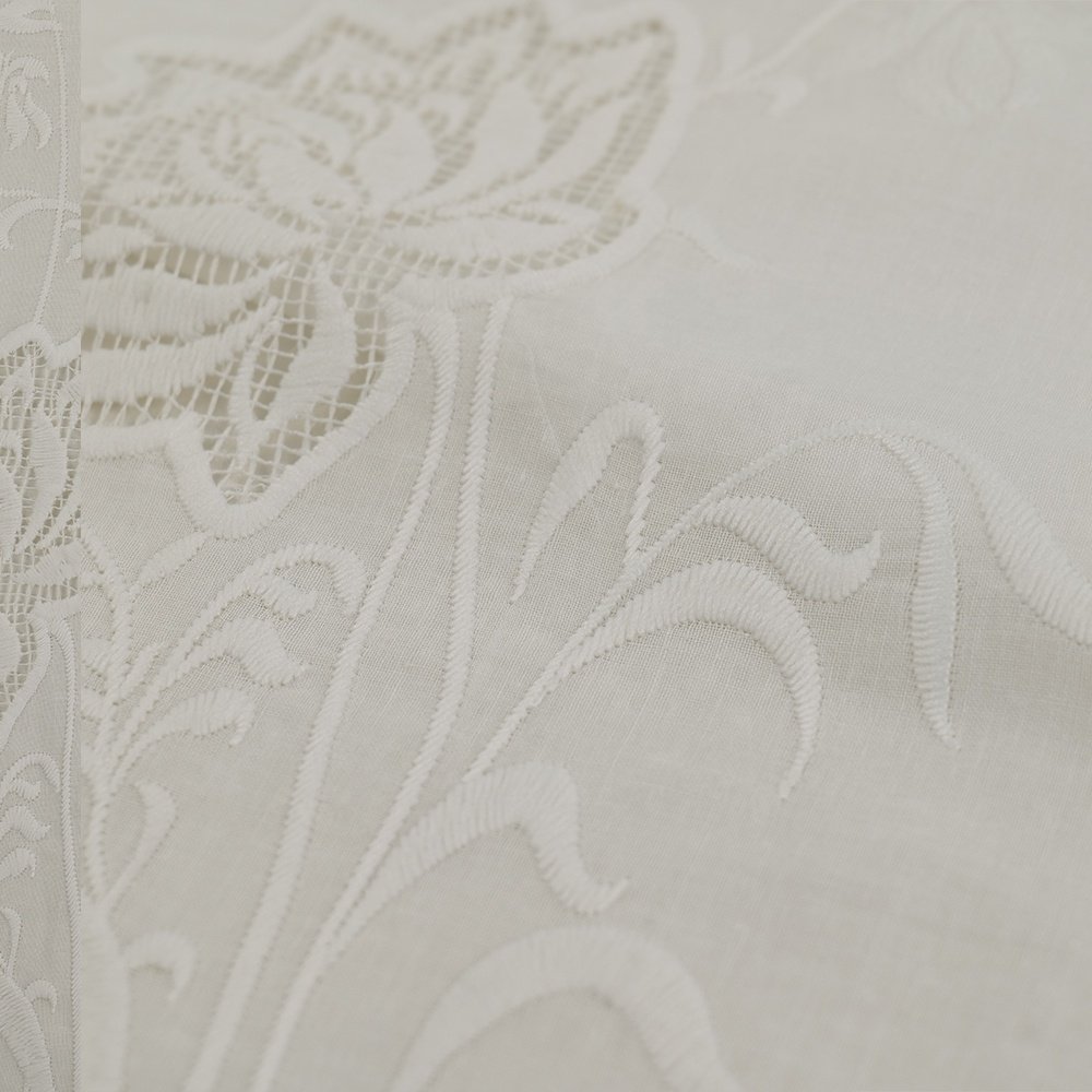 New Fashionable Woven Customized White Swiss Cotton Voile Lace Fabric For Garment