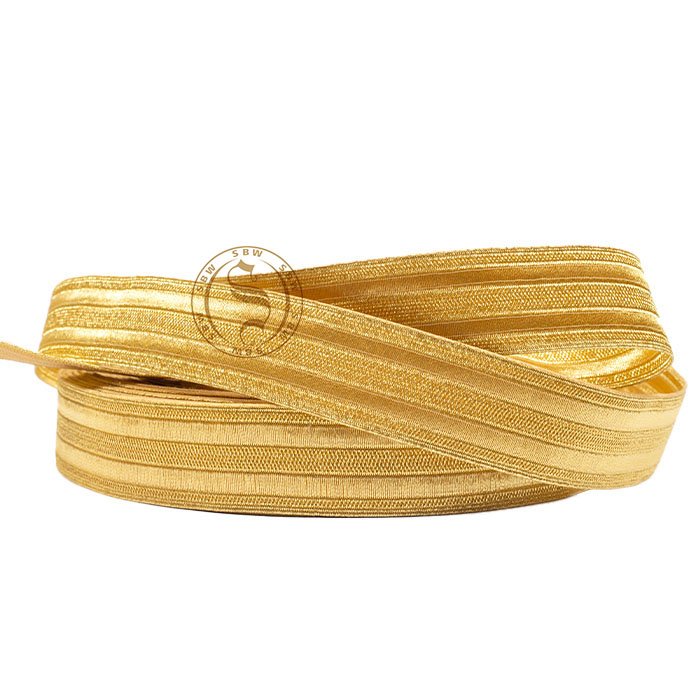 Customizable Gold Unique Lace Design for Ceremonial Uniforms | Wholesale Embroidered Braids and Laces for Uniforms