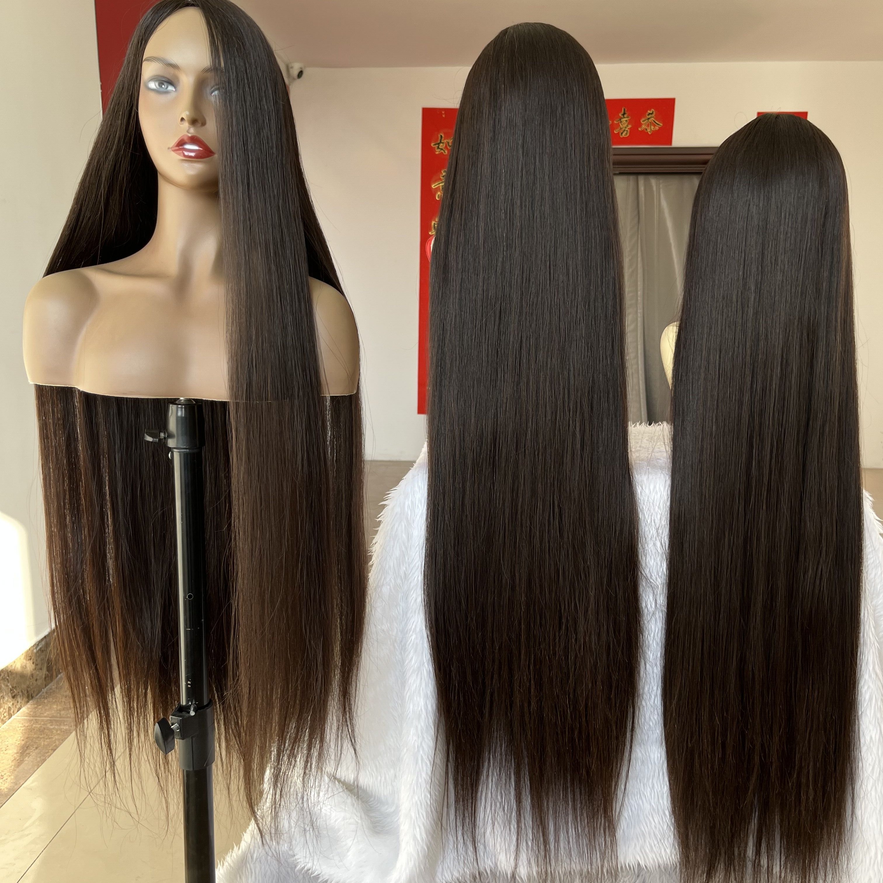 Luxury Hair Factory 100% Human Hair Wig Long Size Virgin HD Lace Frontal Wig