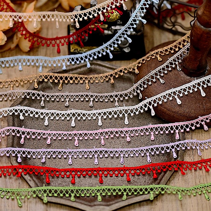 diy handmade necklace material clothing baby dress decorative strap Width 1.8cm Polyester water soluble embroidery lace