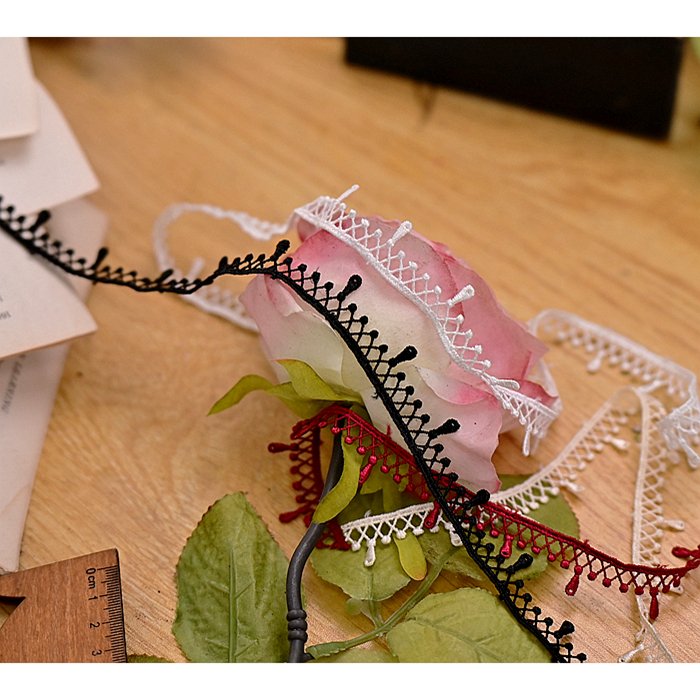 diy handmade necklace material clothing baby dress decorative strap Width 1.8cm Polyester water soluble embroidery lace