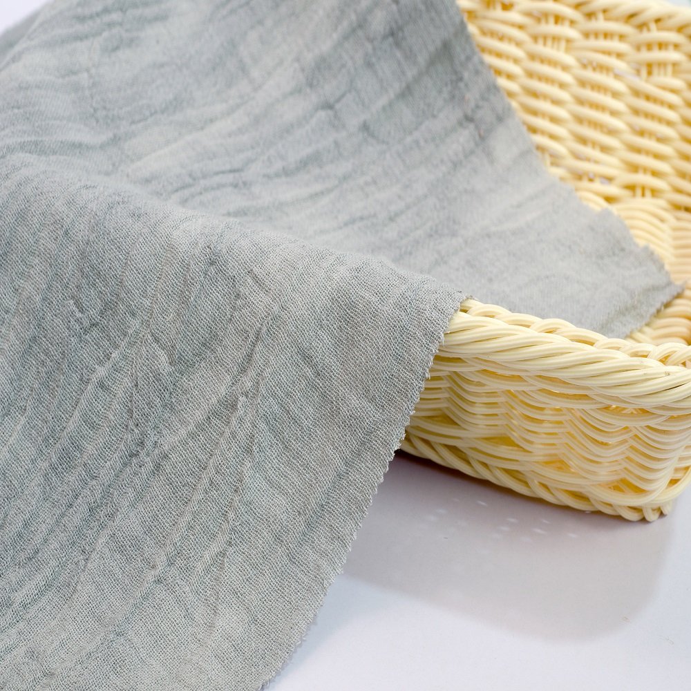 #8060 Manufacturers Wholesale 55% Ramie 45% Cotton Woven Crepe 210gsm Ramie Cotton Blended Fabric For Autumn Winter Clothing