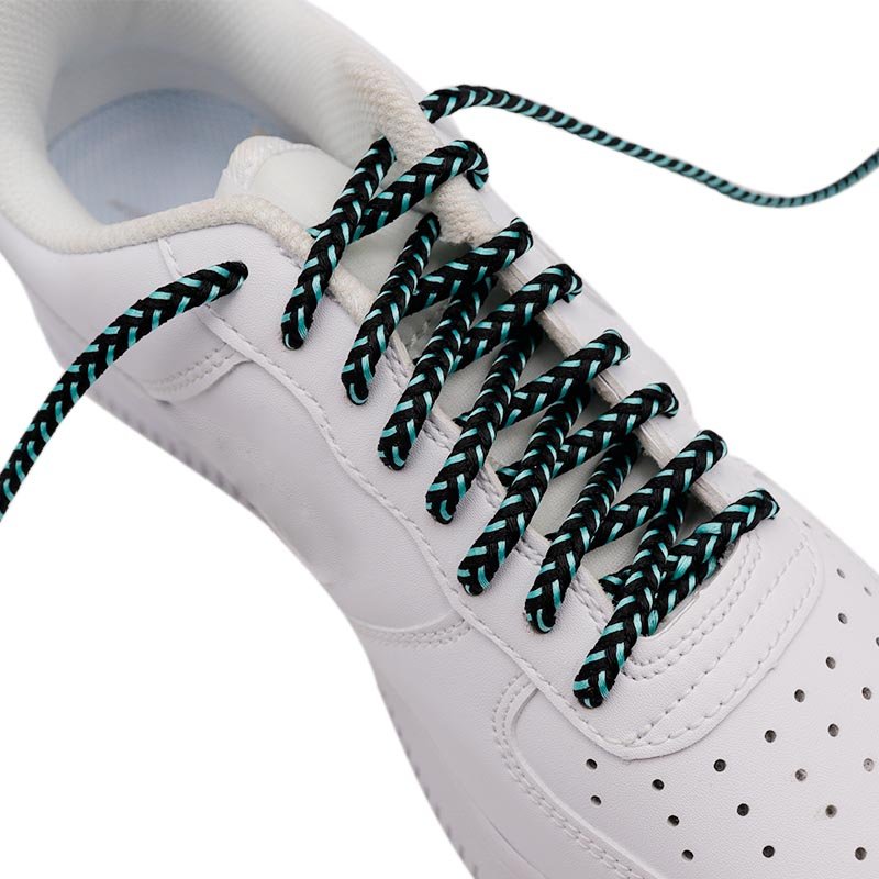 Weiou Manufacturer Special Design High Quality Webbing Round Double- Colo Shoe Lace Match jumpmans 11, 700 350 Sneakers