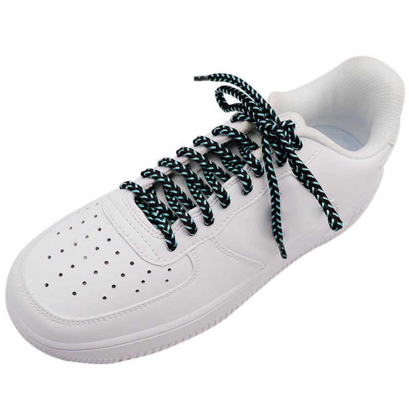 Weiou Manufacturer Special Design High Quality Webbing Round Double- Colo Shoe Lace Match jumpmans 11, 700 350 Sneakers
