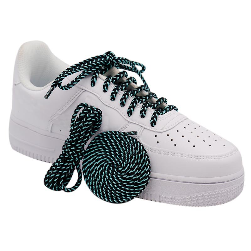 Weiou Manufacturer Special Design High Quality Webbing Round Double- Colo Shoe Lace Match jumpmans 11, 700 350 Sneakers
