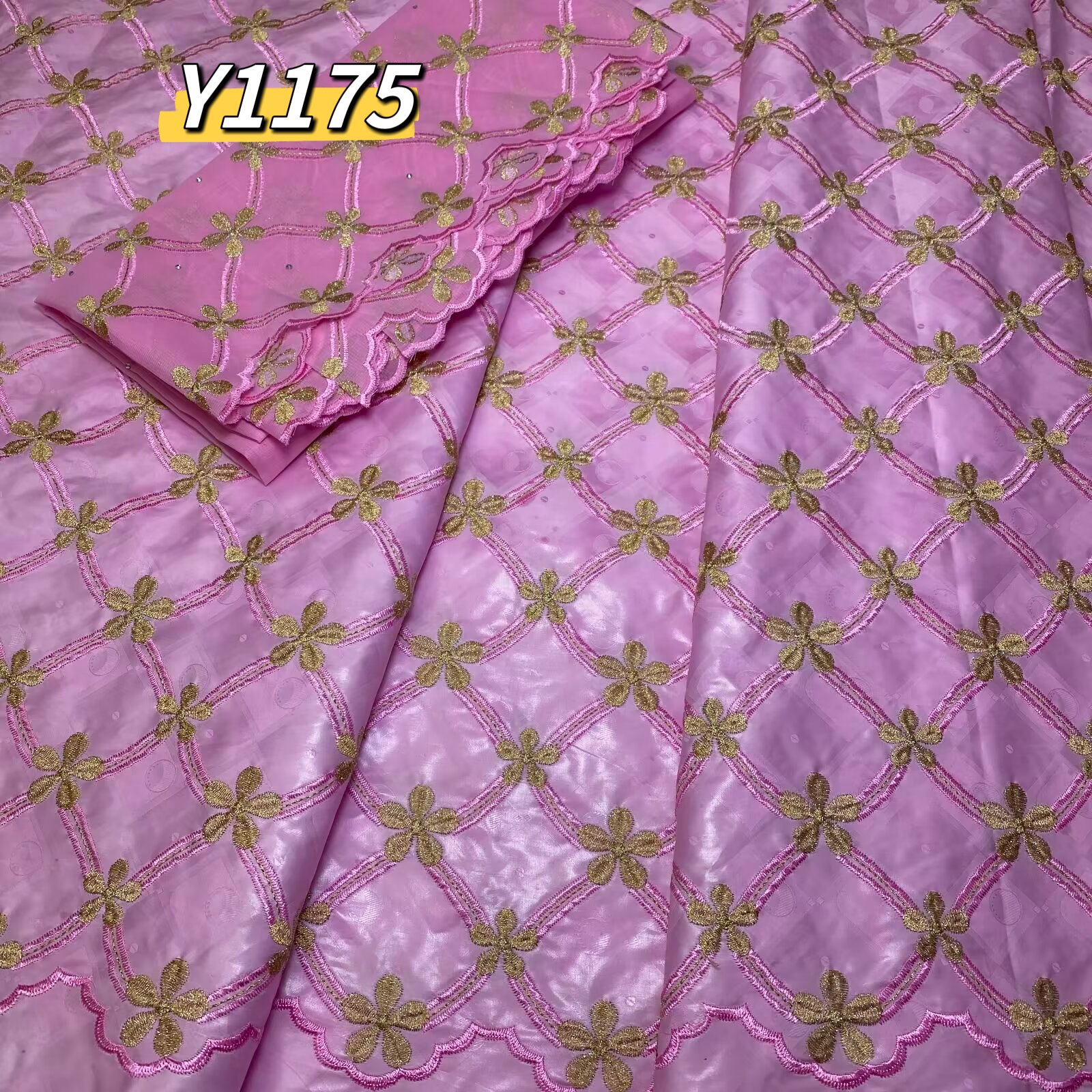 2024 new high end ultra wide bazin set embroidery african 5+2y high quality width 160cm good gloss soft touch and fragrant