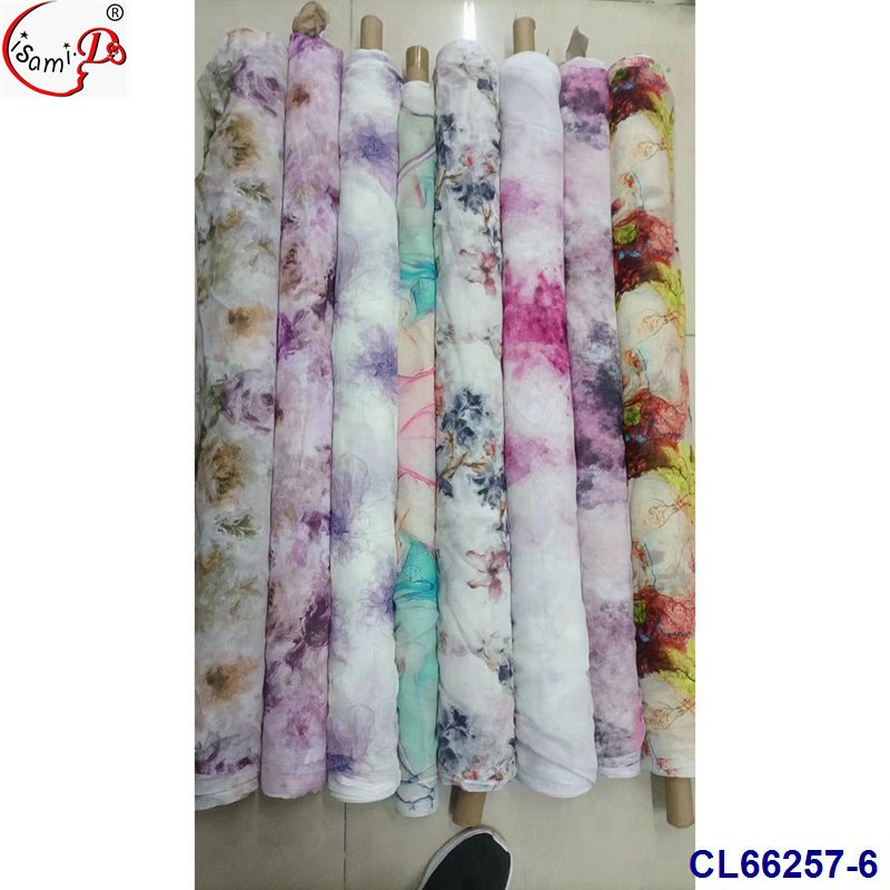 soft voile fancy cotton prints voile elegant lisami lace fabric for Sudanese toubs